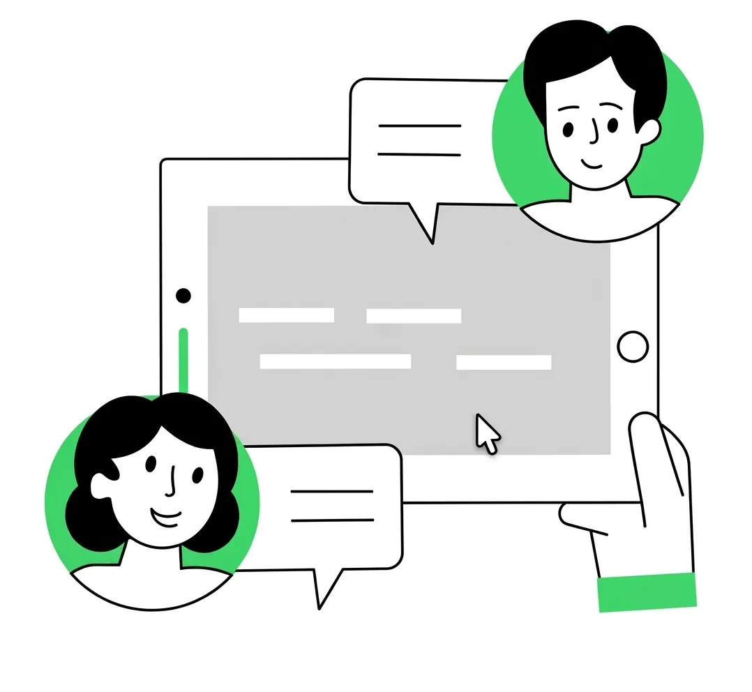 AI English tutor chatting with a learner